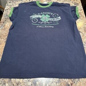 VTG Lucky Brand Y2K Faded Grunge T Shirt Made In USA Cotton Mens Size L